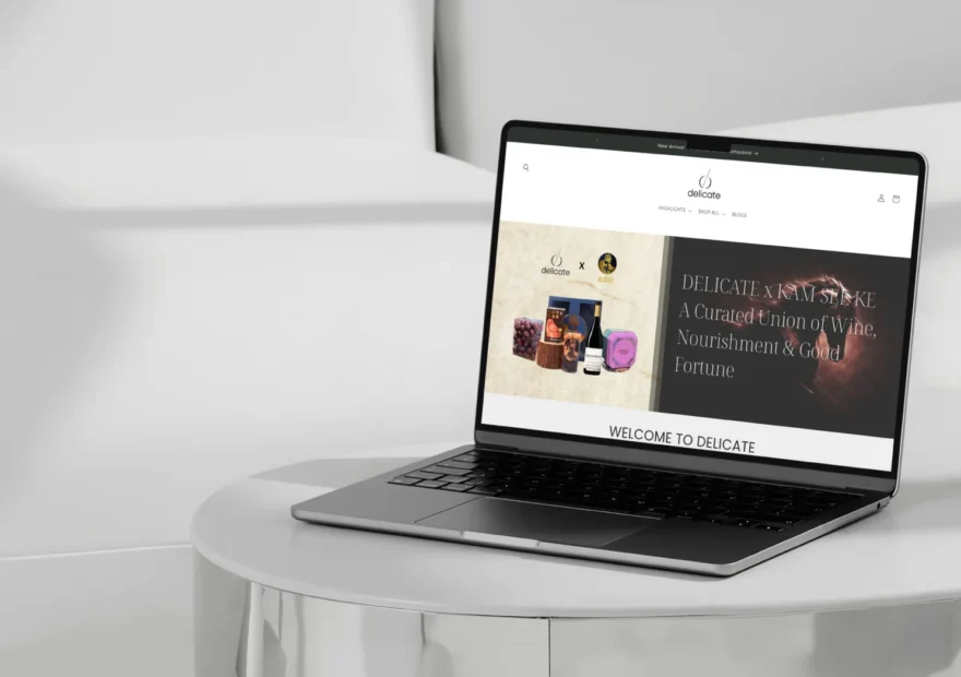 Delicate Wine website by SimplyGJ