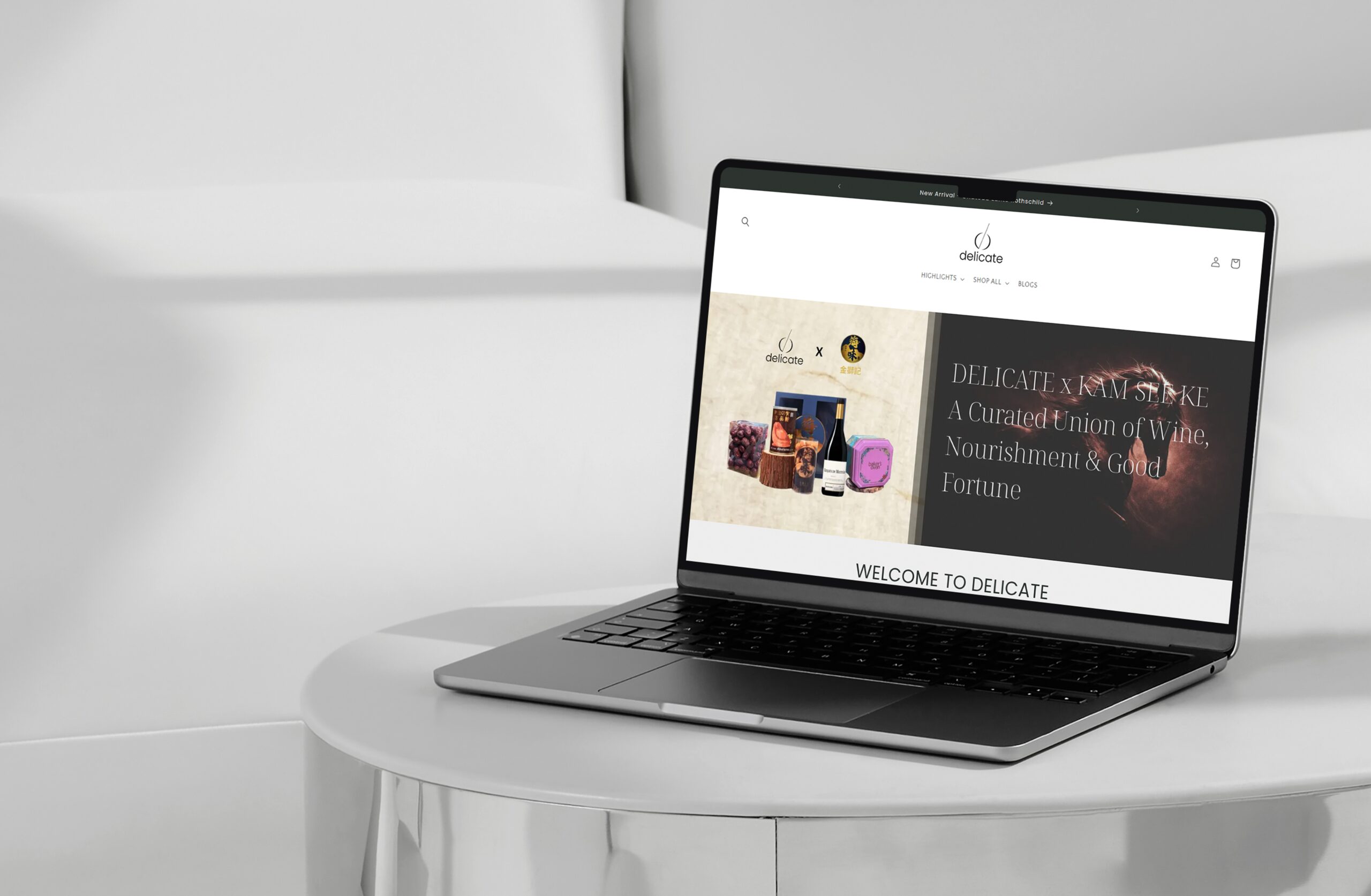Delicate Wine — website by SimplyGJ