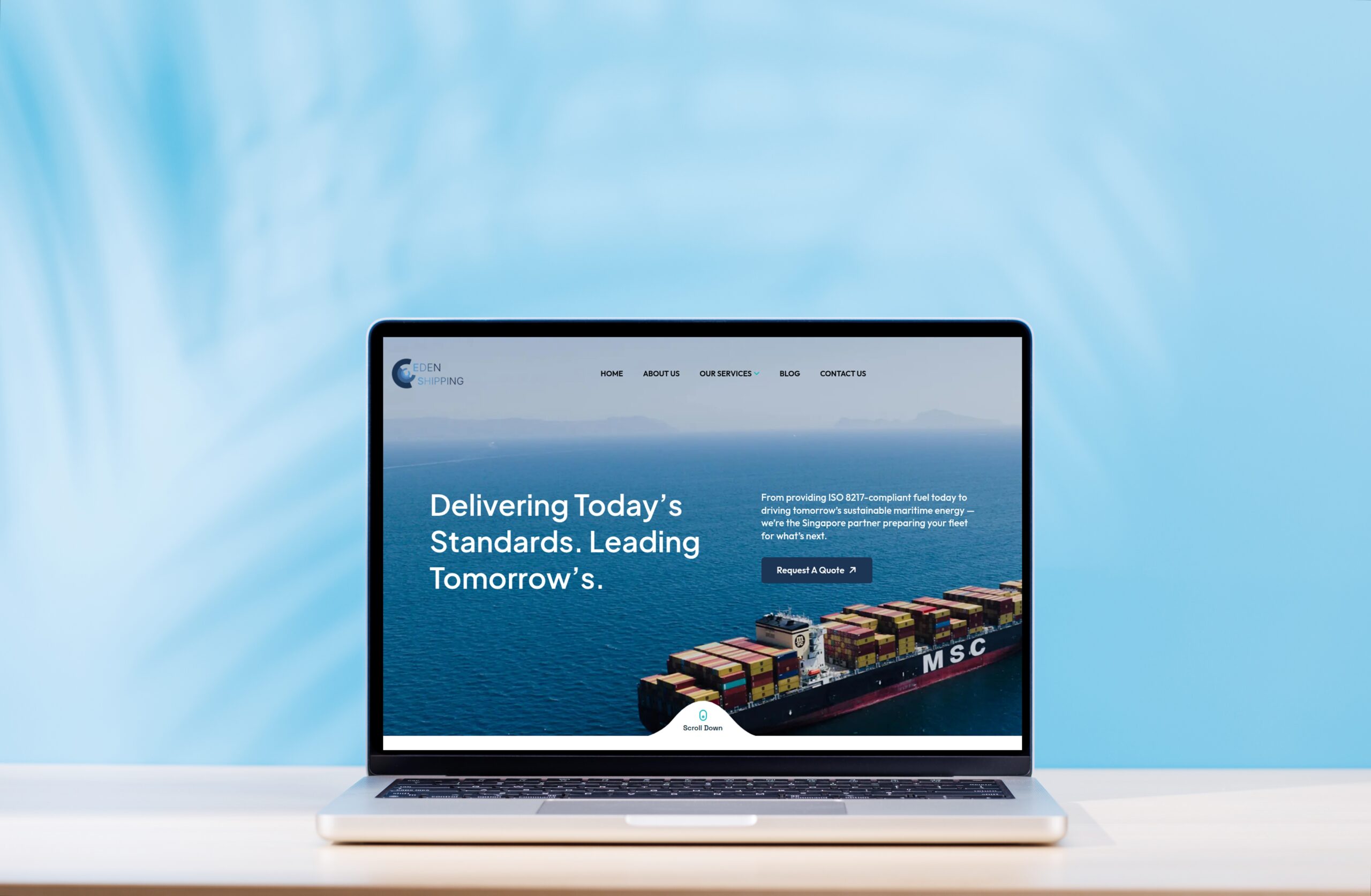 Eden Shipping — website by SimplyGJ