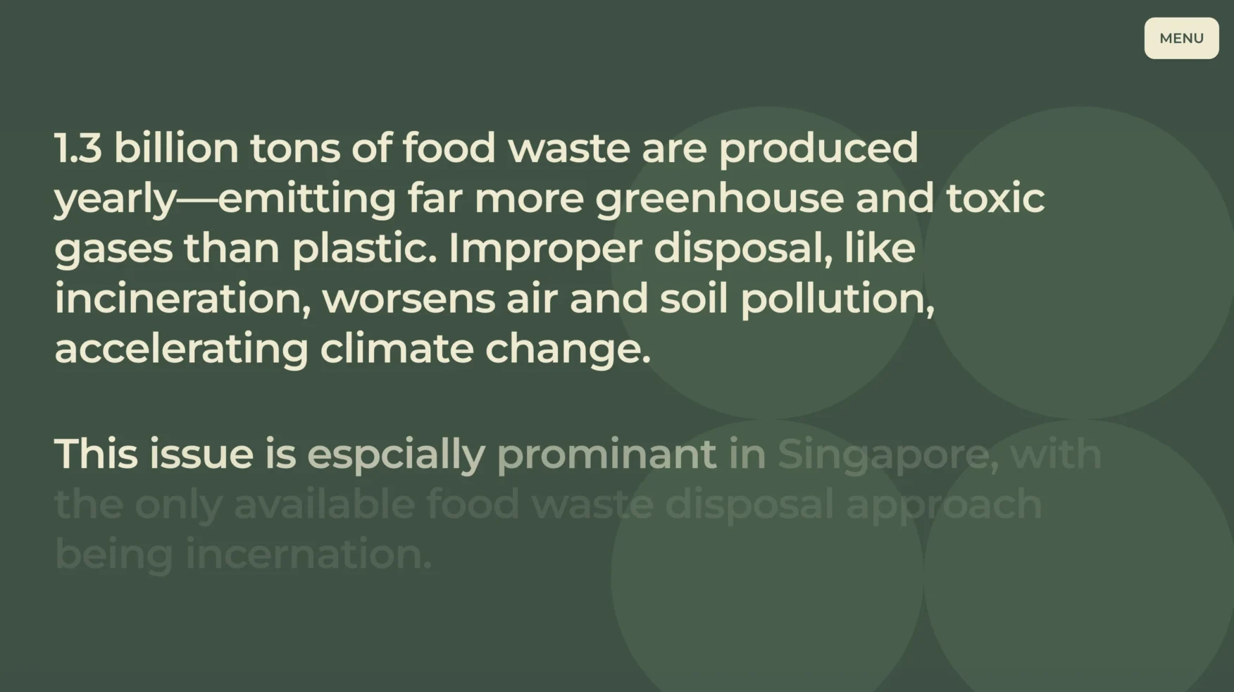 Food Waste Processing website by SimplyGJ, screen 3